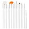 30 PCS Cake Painting Brushes, Cake Decorating Brushes Food Paint Brush Fondant Sugar DIY Tools Set Cake Decorating Tools Cookie Brushes Set Stocking Stuffers for Bakers